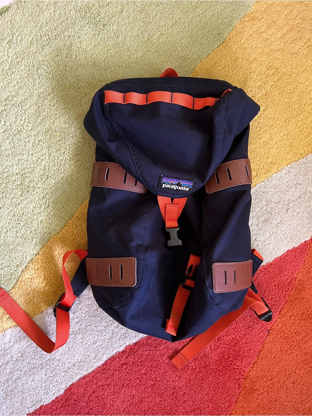 Patagonia Kids' Bonsai Pack 14L Navy Backpack / School Bag Used
